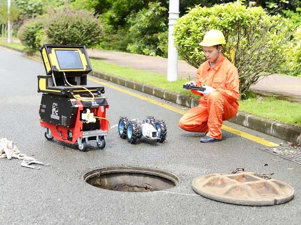 湾岭镇管道机器人检测